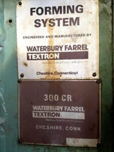 Sıcak dövme presi Waterbury Farrel 300 CR - 300 ton (ID:S77461) - Dabrox.com