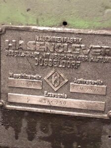 Yatay sıcak dövme presi Hasenclever WSHK 250 - 250 ton (ID:76066) - Dabrox.com