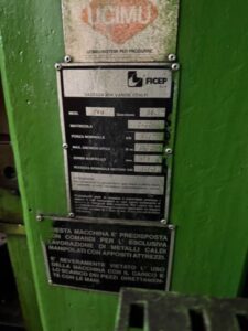 Vidalı presi Ficep PVM 280 - 800 ton (ID:76255) - Dabrox.com