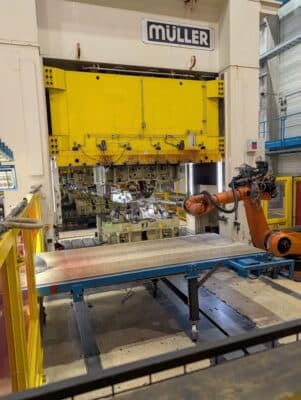 Stamping press line Fritz Muller 6P/5200 - 5200 ton (Fotoğraf 14)